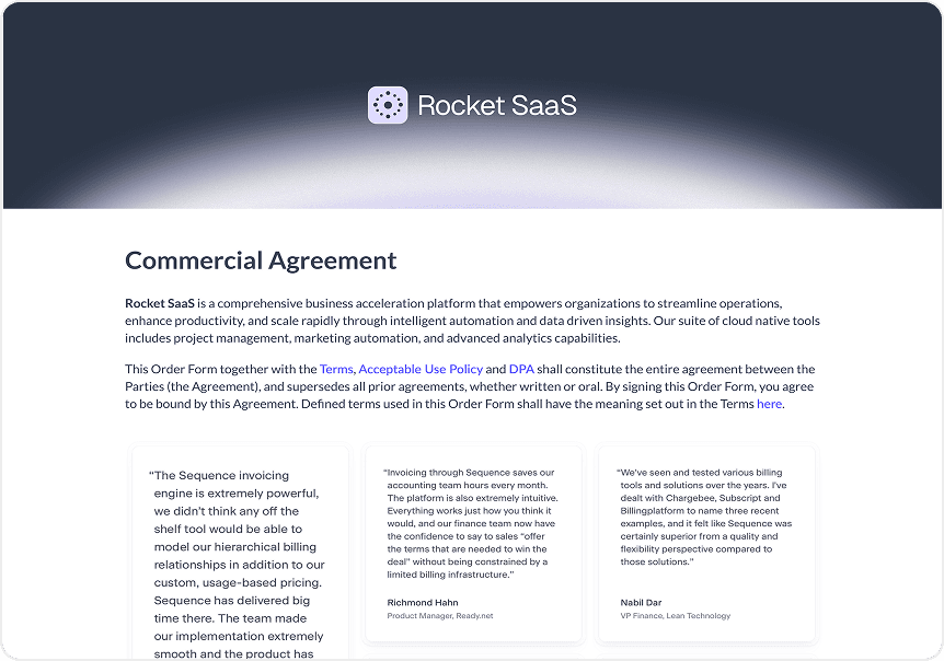Enterprise agreement