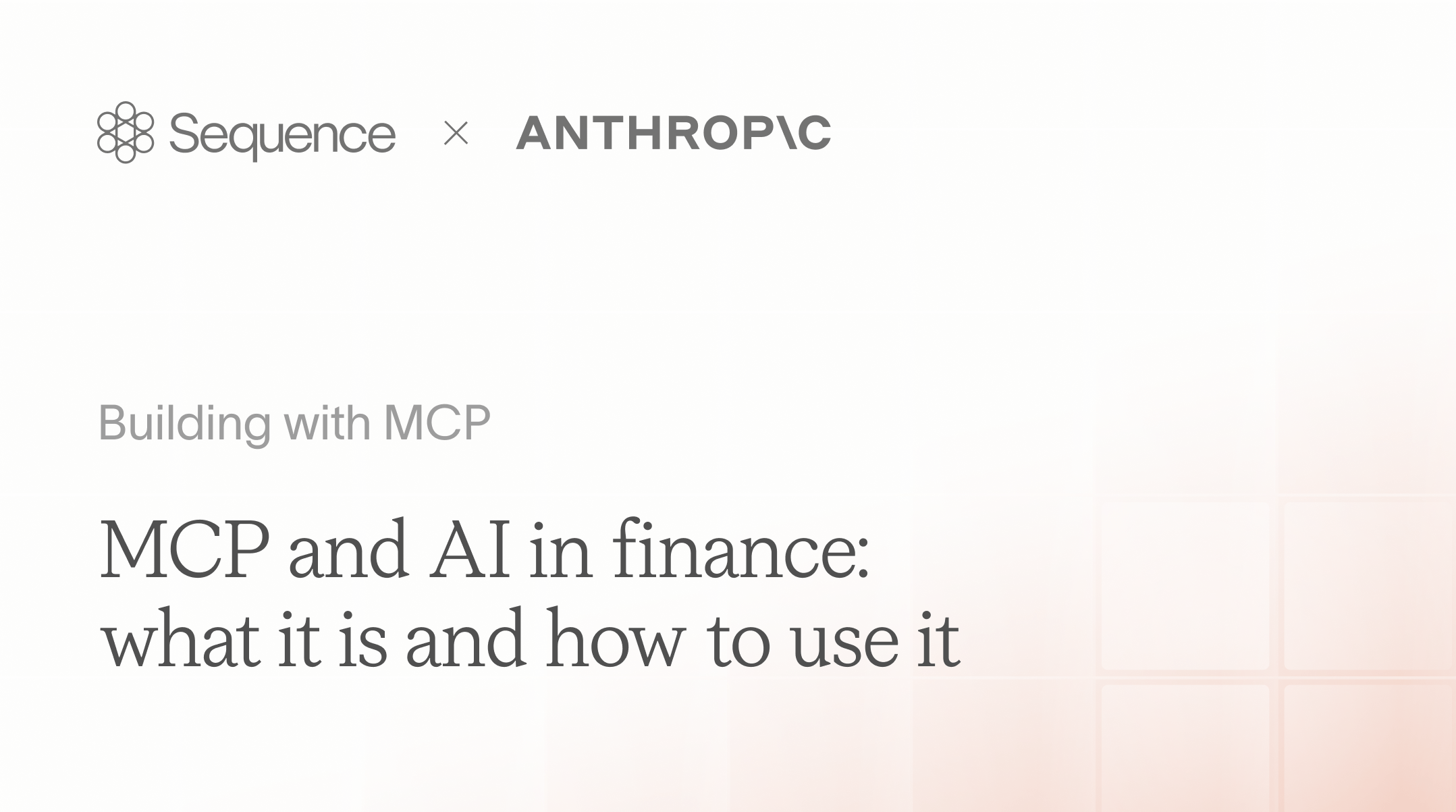 MCP and AI in finance: what it is and how to use it